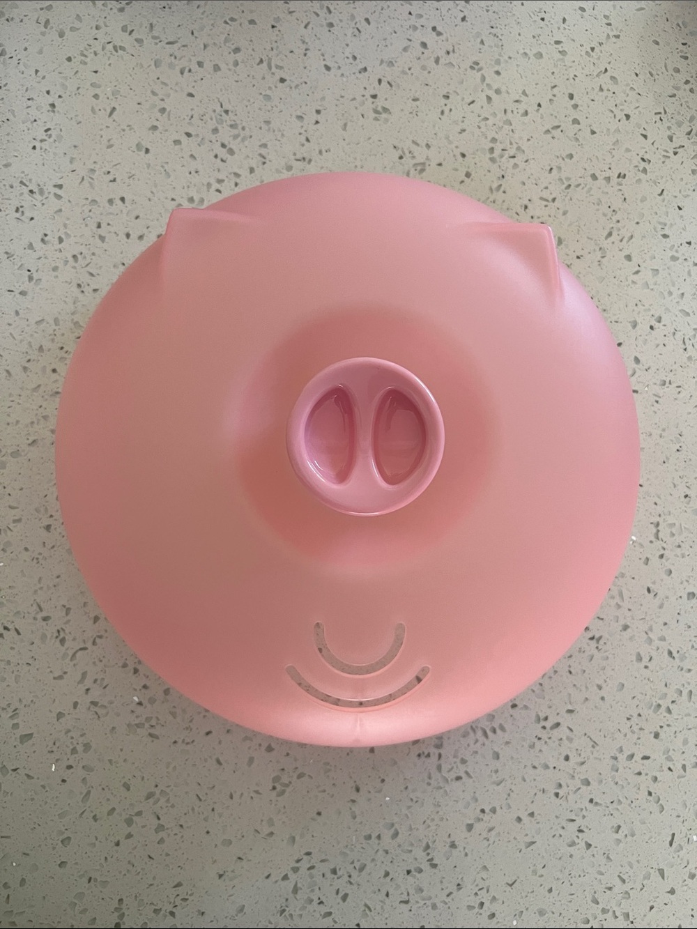 Pink Pig Microwave Lid